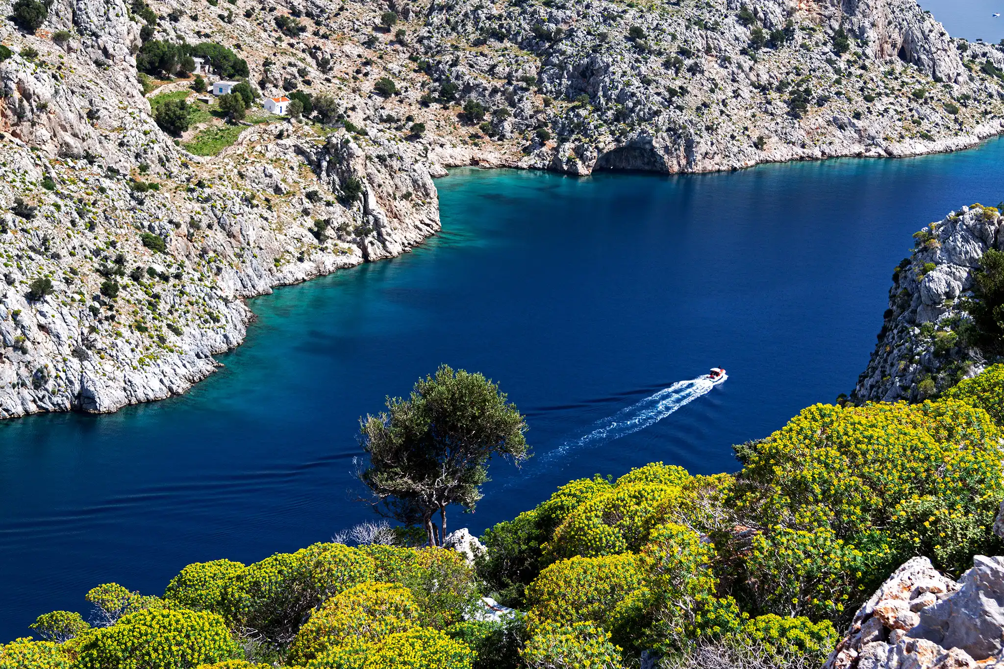 Rent a boat kalymnos Vathy 4